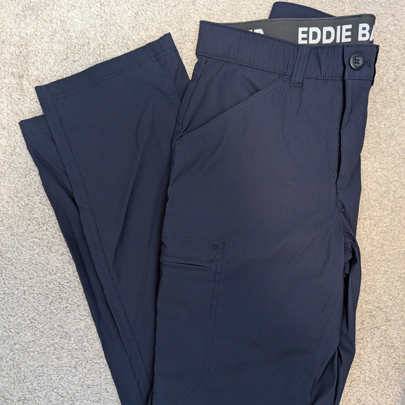 3 For $24 Eddie Bauer Men's Dark Blue Chinos - Picture 7 of 9